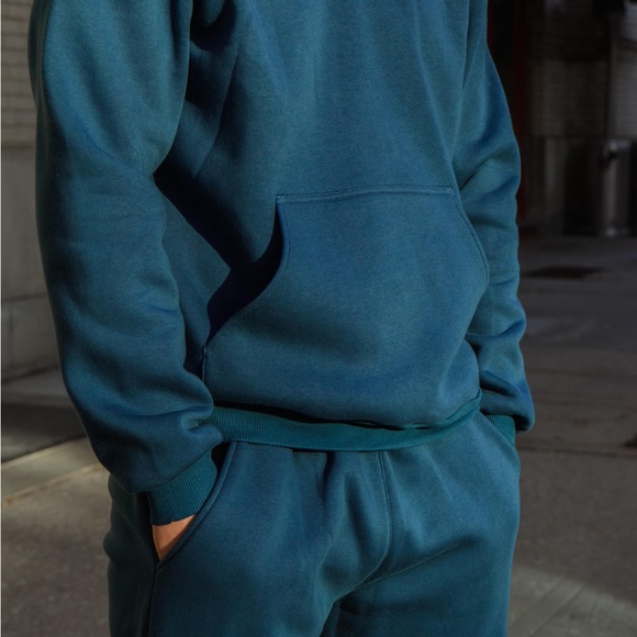 NEW blue warm hoodie & joggers sets, fleece model ❄️ - Picture 5 of 6